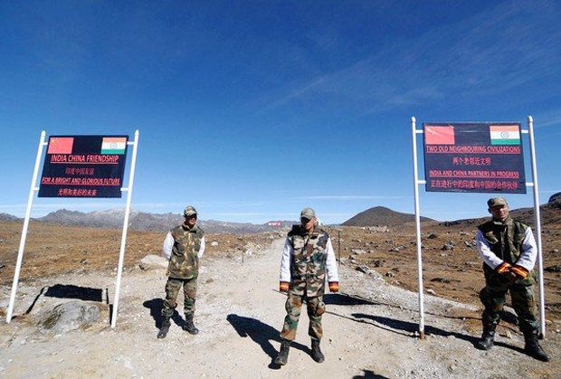 On the India-China border