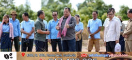 អភិបាលខេត្តស្ទឹងត្រែង ចុះពិនិត្យប្រព័ន្ធធារាសាស្រ្ត អូរស្រែក្រសាំង ប្រវែងជាង៦០០០ម៉ែត្រ