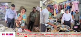 លោកបណ្ឌិត សម តារា ចុះពិនិត្យមើលពលរដ្ឋចុះឈ្មោះបោះឆ្នោតនិងធ្វើបច្ចុប្បន្នភាពទិន្នន័យជីវមាត្រតាមប្រតិទិន ដែល គ.ជ.ប បានកំណត់ និងសួរសុខទុក្ខអាជីវករលក់ដូរនៅផ្សារស្វាយជ្រំ
