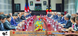 សម្តេចតេជោ ហ៊ុន សែន ជួបពិភាក្សាការងារជាមួយ លោក Kay Rala Xanana Gusmão នាយករដ្ឋមន្ត្រីទីម័រឡេស្តេ នៅវិមានរដ្ឋាភិបាល ទីម័រឡេស្តេ