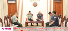នាយឧត្តមសេនីយ៍ សៅ សុខា អនុញ្ញាតឱ្យអនុព័ន្ធយោធាចិន ទើបតែងតាំងថ្មីចូលជួបពិភាក្សាការងារ!