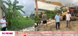 អាជ្ញាធរសង្កាត់ចោមចៅទី១ចុះពិនិត្យការស្តារប្រឡាយមេមួយខ្សែដែលពោរពេញទៅដោយសំរាម​និងស្មៅ
