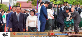 សម្ដេចតេជោ ហ៊ុន សែន អញ្ជើញដង្ហែព្រះមហាក្សត្រ យាងក្នុងព្រះរាជពិធីច្រត់ព្រះនង្គ័ល ឆ្នាំ២០២៥ នៅខេត្តកំពង់ឆ្នាំង