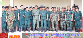 នាយឧត្ដមសេនីយ៍ ស ថេត អញ្ជើញចុះសាកសួរសុខទុក្ខ កងកម្លាំងនគរបាល ការពារព្រំដែន នៅឃុំមរតក ស្រុកជាំក្សាន្ត ខេត្តព្រះវិហារ