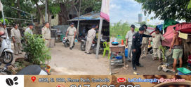 កម្លាំងនគរបាលសហការជាមួយនឹងរដ្ឋបាលសាលាសង្កាត់ច្បារអំពៅទី២ចុះរដ្ឋបាលស្រង់ស្ថិតិប្រជាពលរដ្ឋដែលរស់នៅតាមច្រាំងទន្លេ