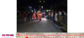 ជិះម៉ូតូលឿនបុករបាំងថ្មពុះចែកផ្លូវបណ្តាលឲ្យស្លាប់ម្នាក់របួសធ្ងន់ម្នាក់