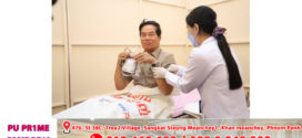 លោក ឃួង ស្រេង បរិច្ចាគ​ឈាម​ ដេីម្បី​បុព្វហេតុ​មនុស្ស​ធម៌​