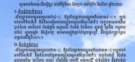 ព្យុះទី៨​ ភូមាយ និងទី៩​ ក្រសារ​ បន្តជិះ​ឥទ្ធិពល​តិចតួច​ អាចមានភ្លៀងធ្លាក់ជាមួយផ្គររន្ទះ និងខ្យល់កន្ត្រាក់