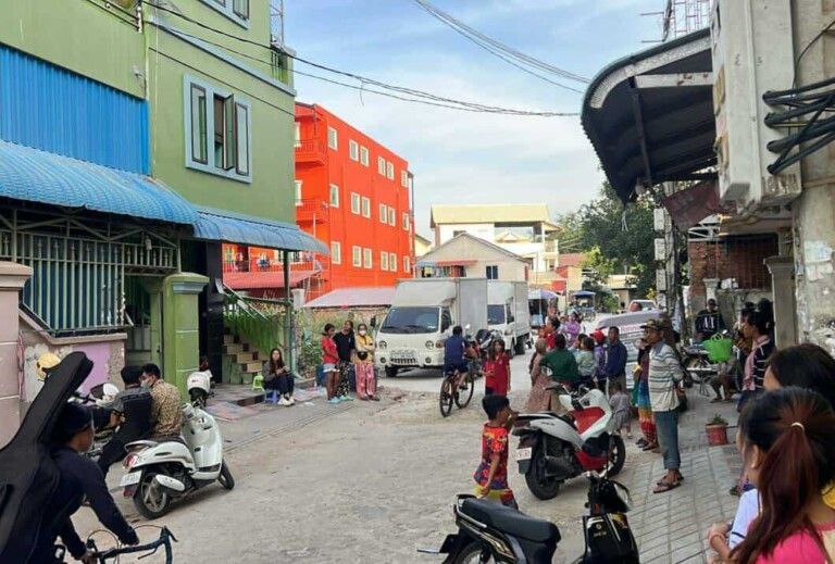 ទីតាំងបន្ទប់ជួលដែលរកឃើញសព