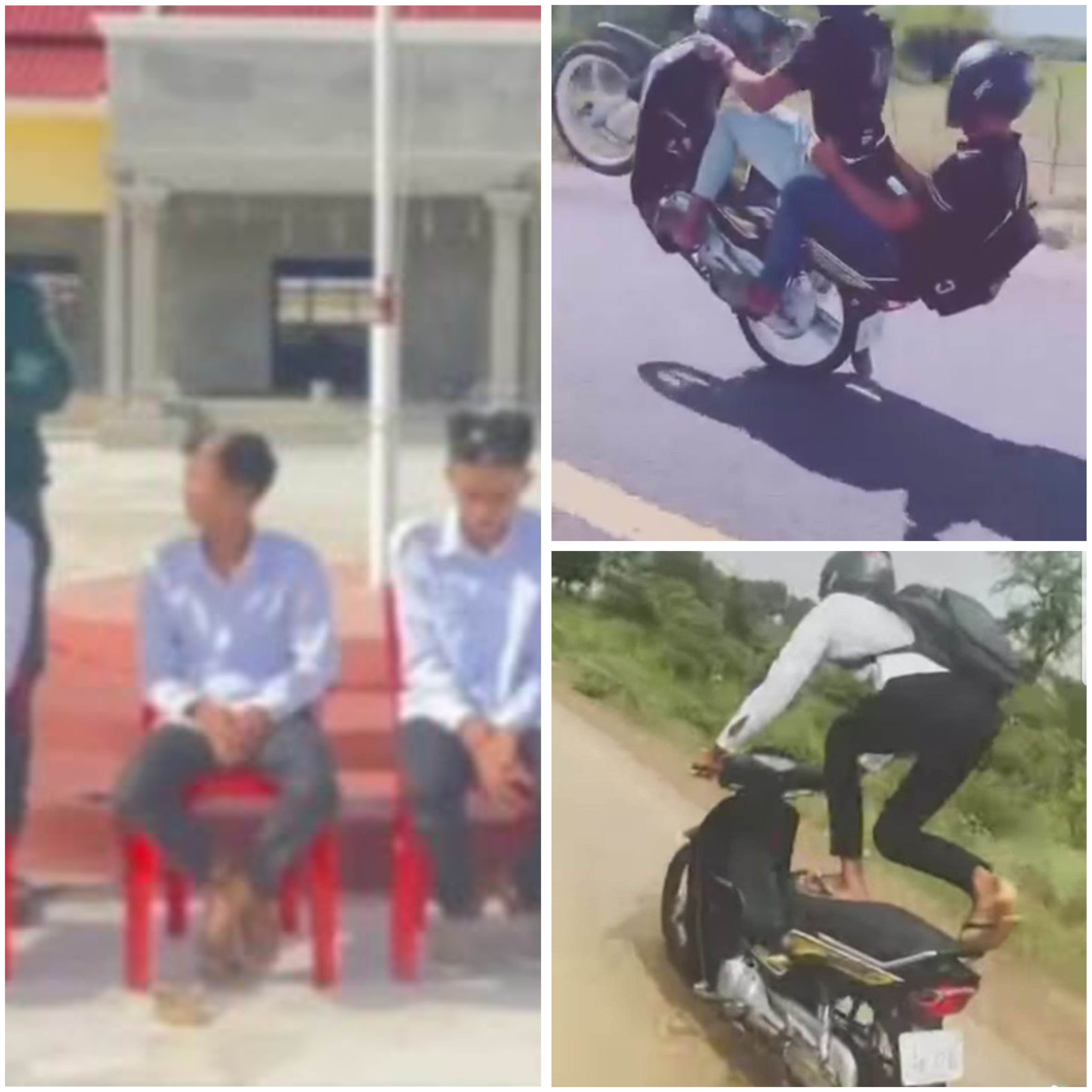 ក្មេងទំនេីងត្រូវនគរបាលឃាត់ខ្លួន