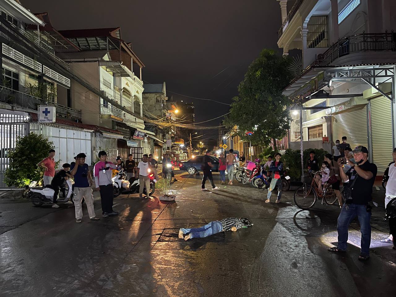 កន្លែងកើតហេតុចរាចរណ៍