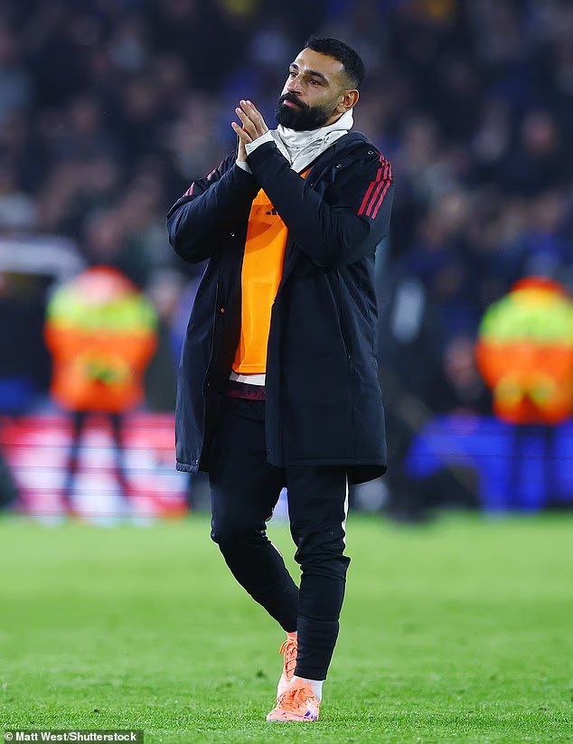 Salah on bench