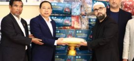 លោក ចាយ បូរិន ទទួលអំណោយសប្បុរសធម៏ ពីសមាគម Humanipedieប្រទេសបែលហ្សិក ដើម្បីចែកជូនវីរកងទ័ព និងគ្រួសារភៀសសឹក នៅខេត្តទាំង៨នៅជាប់ព្រំដែនកម្ពុជា-ថៃ