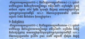 ថ្ងៃនេះ! នៅតាមបណ្ដាខេត្តមួយចំនួន​ និងរាជធានីភ្នំពេញ​ អាចមានភ្លៀងធ្លាក់ជាមួយ ខ្យល់កន្ត្រាក់រហូតដល់​ ១៥%