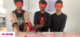 នគរបាលចាប់ឃាត់ខ្លួនជនដៃដល់៣នាក់ពាក់ព័ន្ធកាប់ប្លន់យកម៉ូតូយ៉ាងអនាធិបតេយ្យនៅក្រុងសៀមរាប