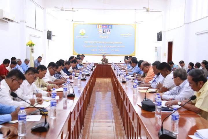 អភិបាលចេង មុនីរ៉ា ដឹកនាំកិច្ចប្រជុំ