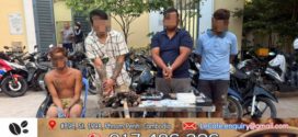 កម្លាំងនគរបាលរាជធានីភ្នំពេញ បង្ក្រាបក្រុមចោរប្លន់៤នាក់ ដកហូតគ្រឿងញៀនជាង២គីឡូក្រាម និងម៉ូតូ កង់៣ជិត១០គ្រឿង នៅខណ្ឌពោធិ៍សែនជ័យ