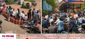 ប្រទេសឥណ្ឌា ខណៈកំពុងប្រឈមនឹងកង្វះប្រេងនិងឧស្ម័ន មនុស្សជាច្រើនមកតម្រង់ជួរនៅស្ថានីយ៍ប្រេង