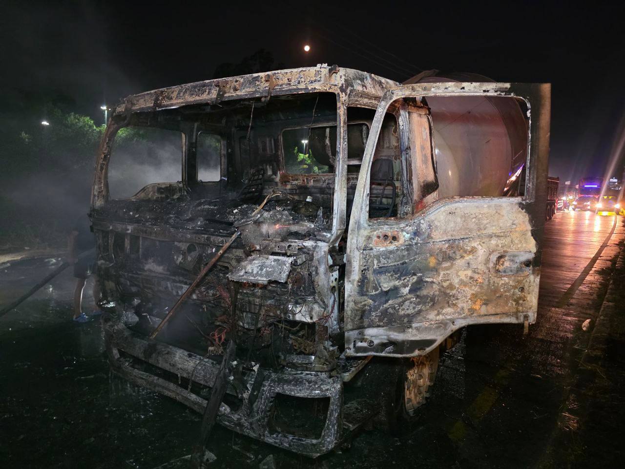 ទីតាំងកើតហេតុក្បែរស្តុបតាំងរនាម