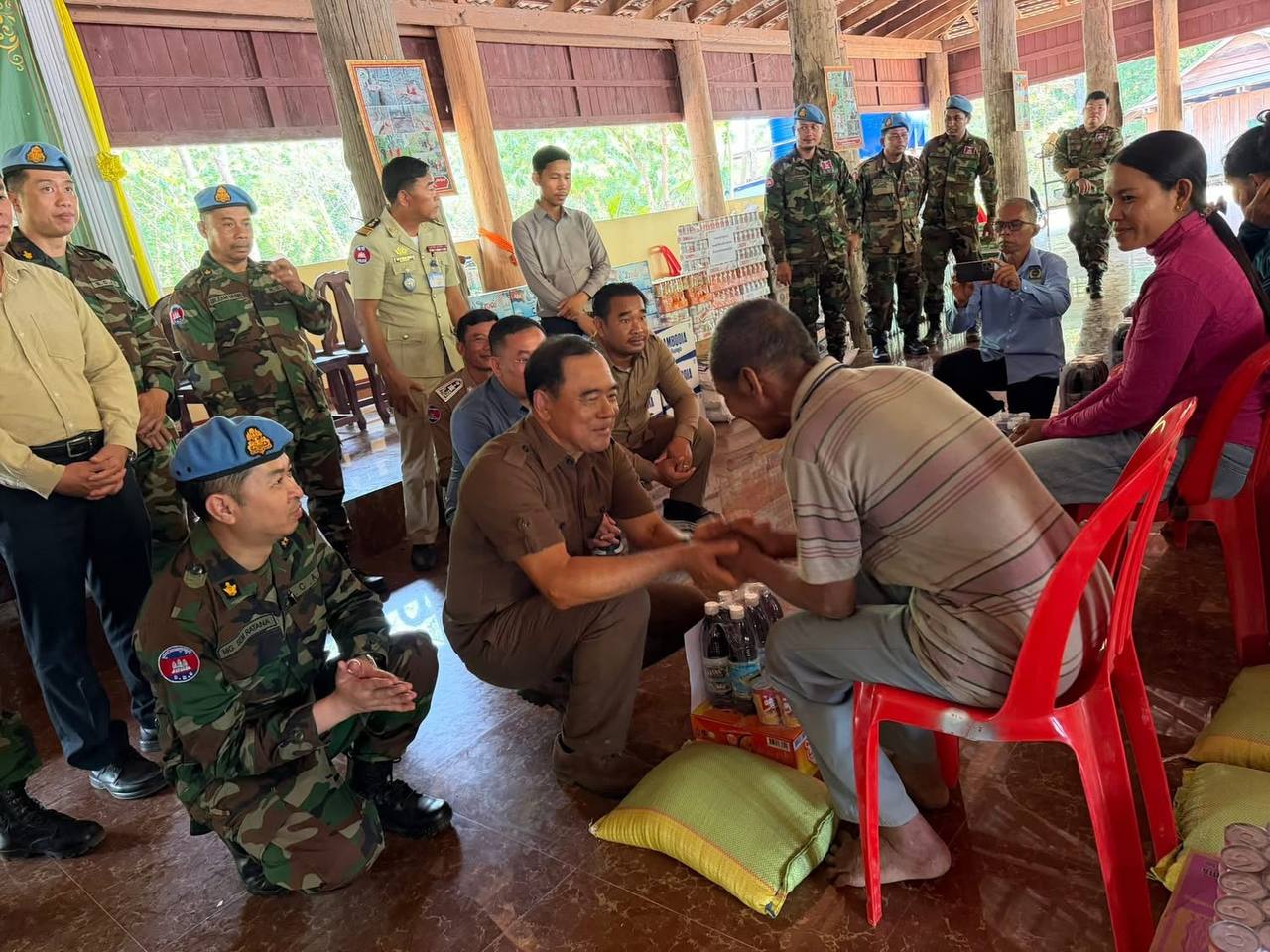 ការងារបោសសម្អាតមីន