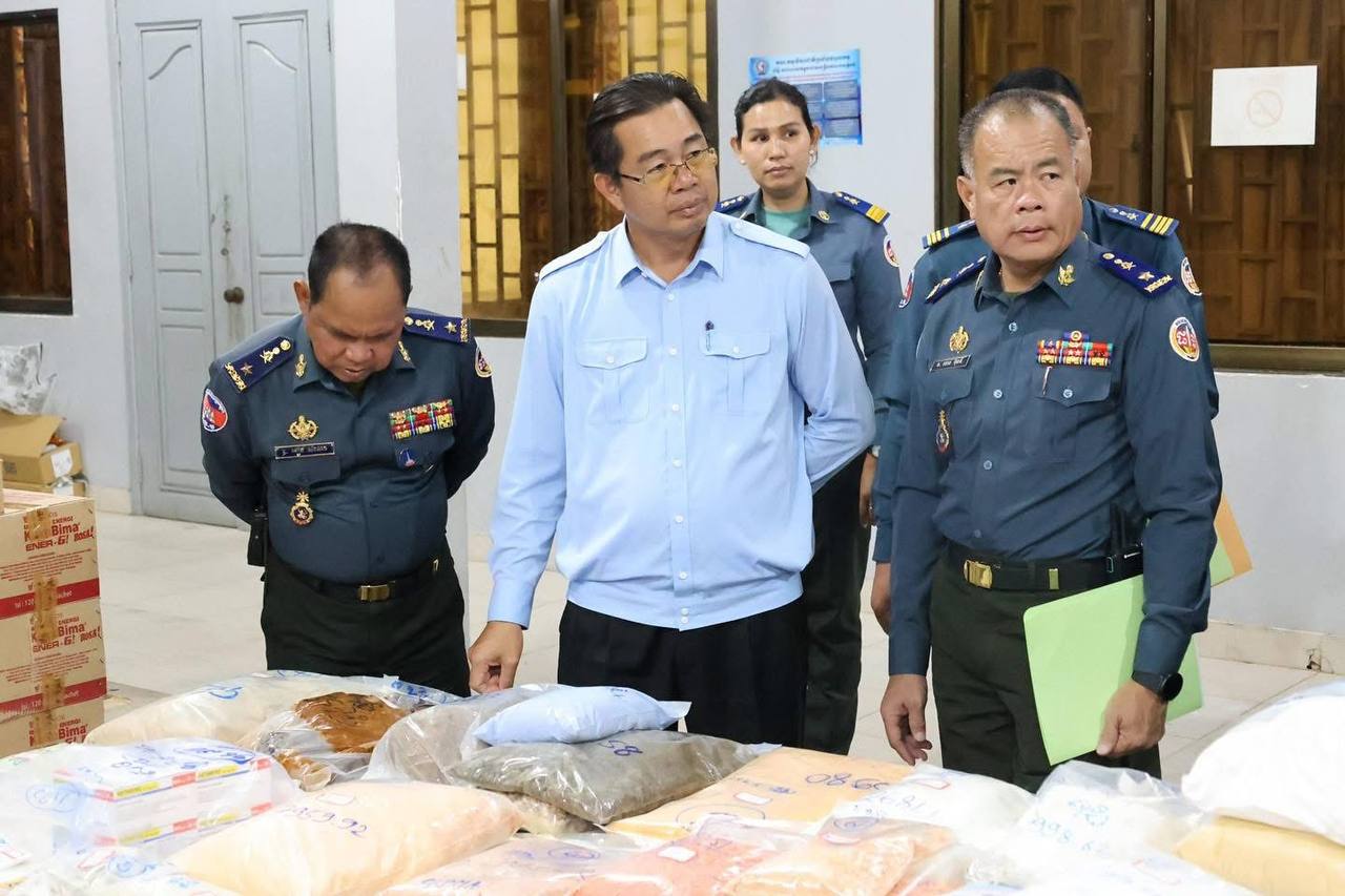 អាវុធហត្ថព្រះសីហនុបង្ក្រាបបទល្មើសគ្រឿងញៀន
