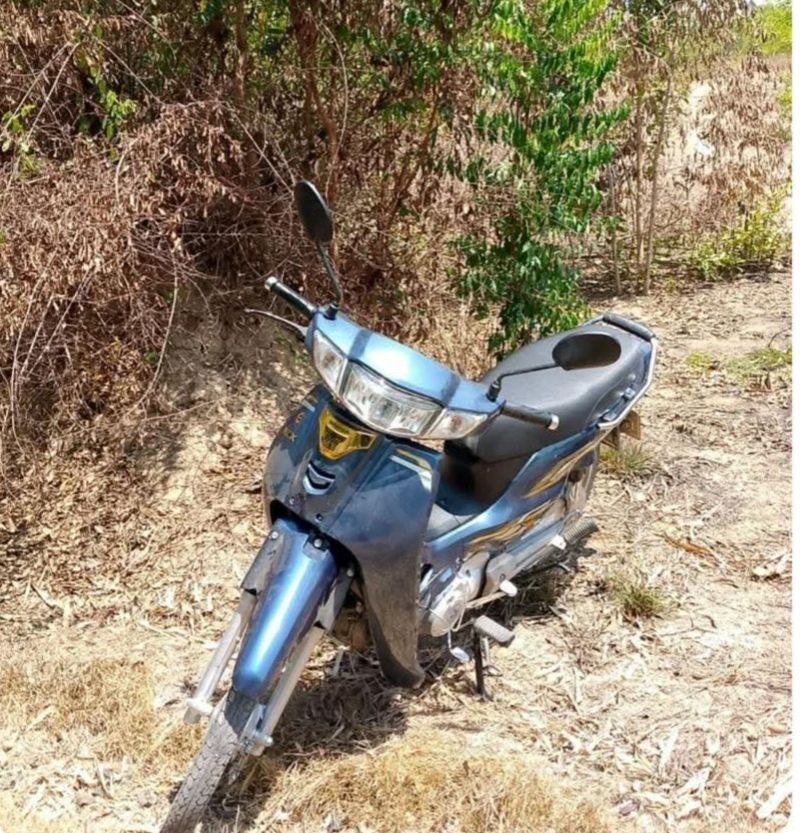 ម៉ូតូដែលត្រូវបានប្លុងចោល