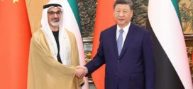 លោក Xi Jinping ជួបសន្ទនាជាមួយព្រះអង្គម្ចាស់ Khaled ព្រះរជ្ជទាយាទអាប៊ូដាប៊ីនៃអេមីរ៉ាតអារ៉ាប់រួម
