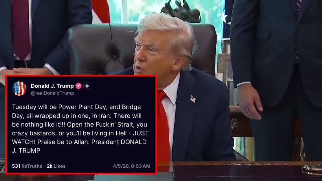 លោក Trump ចំអកអ៊ីរ៉ង់ដូចជា Elijah ចំអក Baal នៅថ្ងៃអាទិត្យបុណ្យ Easter