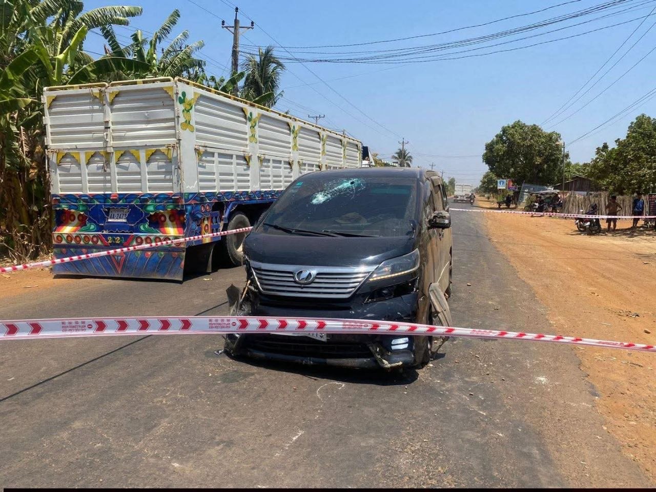 កន្លែងកើតហេតុចរាចរណ៍