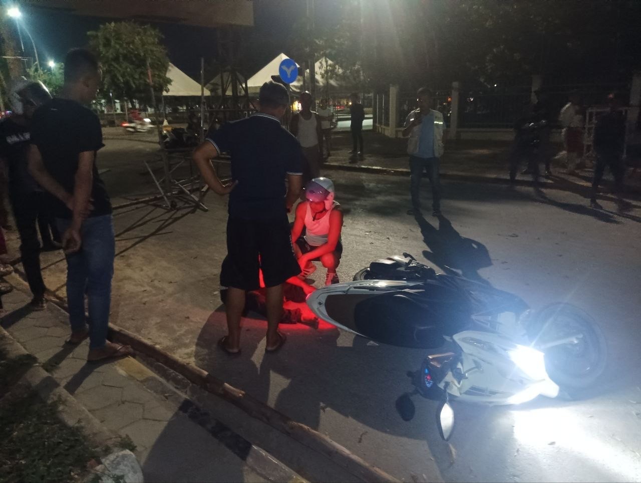 ម៉ូតូរងគ្រោះ