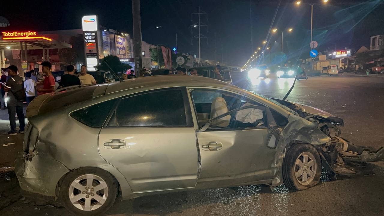 ទីតាំងកើតហេតុនៅស្តុបផ្លូវបំបែកជាបួន