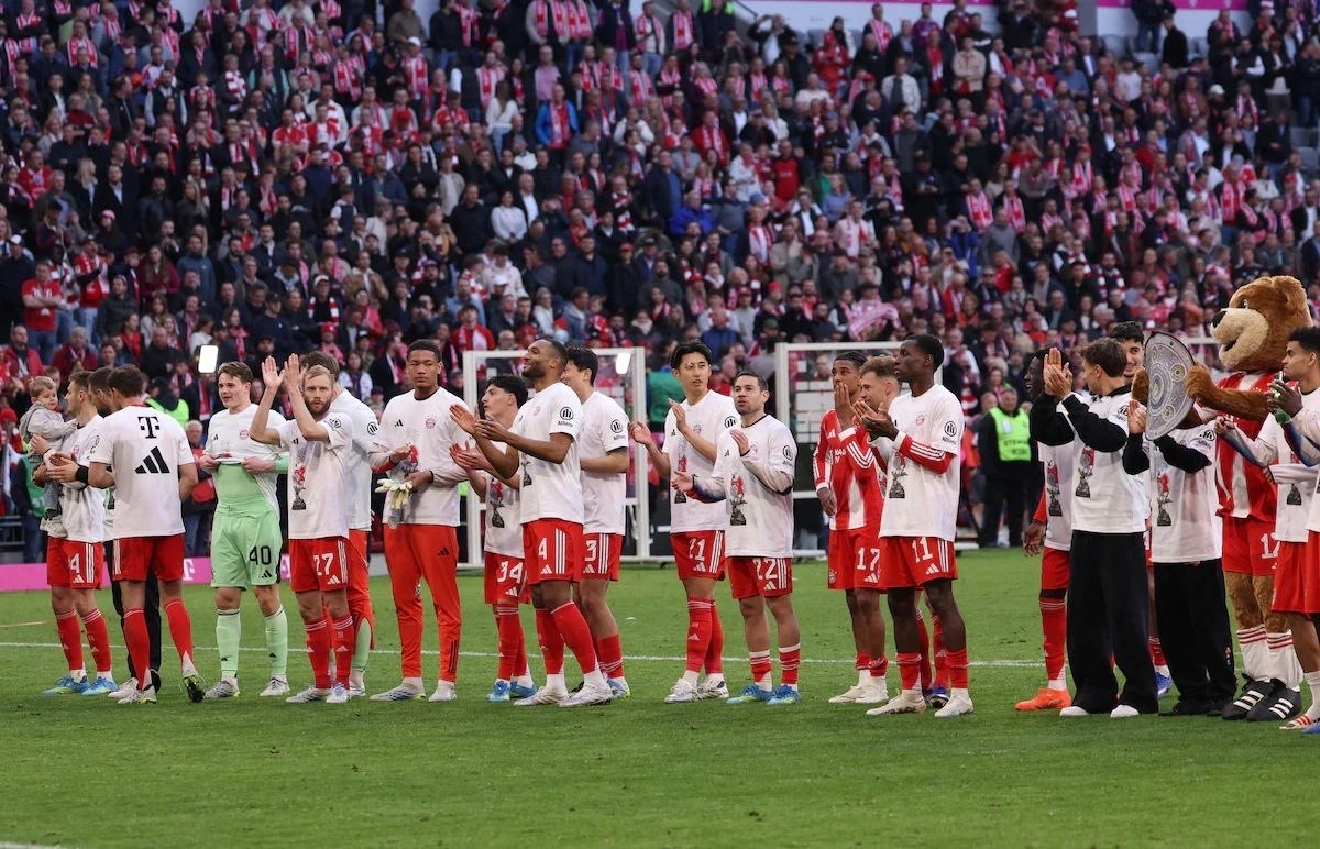 Bayern Munich ក្លាយជាម្ចាស់ពានអាល្លឺម៉ង់ Bundesliga ក្រោយទទួលជ័យជម្នះលើ VfB Stuttgart