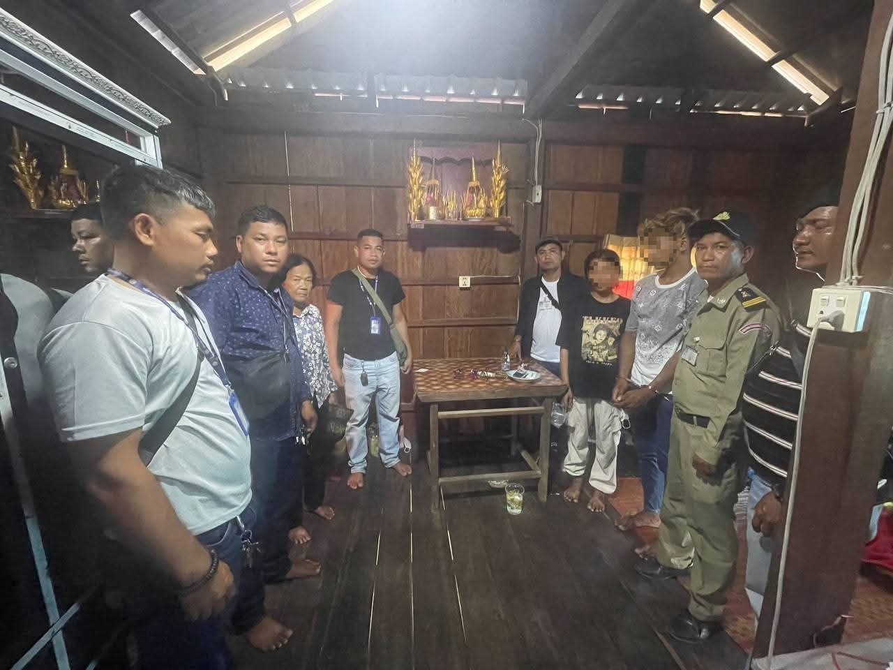 ជនសង្ស័យត្រូវឃាត់ខ្លួន