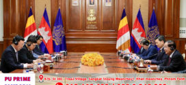 សម្តេចតេជោ ហ៊ុន សែន អនុញ្ញាតឱ្យ លោក ផាក ជូបុង (Park Joo Bong) ប្រធានក្រុមហ៊ុន Daejoo KC Group និងជាប្រធានសភាពាណិជ្ជកម្ម និងឧស្សាហកម្មទីក្រុងអ៊ីនឆន់ ចូលជួបសម្ដែងការគួរសម