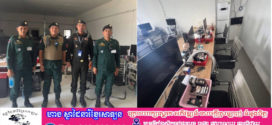 កម្លាំងអគ្គស្នងការដ្ឋានគរបាលជាតិ ចុះពិនិត្យអគារ និងរកឃើញសម្ភារជាច្រើនដែលបម្រើឲ្យសកម្មភាពប្រព្រឹត្តបទល្មើស Online Scams នៅស្រុកអូរជ្រៅ