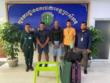 នគរបាលខេត្តព្រះសីហនុ ឃាត់ខ្លួន​ជនបរទេស២​នាក់ ពាក់ព័ន្ធករណីបាញ់សម្លាប់​ជនជាតិ​អូស្ត្រាលី​ នៅ​ប្រទេស​វៀតណាម