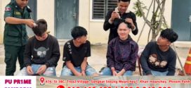 សមត្ថកិច្ចនគរបាលក្រុងបាវិត បង្ក្រាបករណី ក្មេងបង្ហោះម៉ូតូ ៤នាក់ នៅចំណុចលើផ្លូវបេតុងក្នុងតំបន់សេដ្ឋកិច្ចពិសេសមេនហាតធេន  ក្រុងបាវិត 