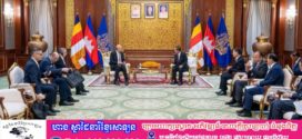 សម្តេចតេជោ ហ៊ុន សែន អនុញ្ញាតឱ្យ លោក អែលឈីន អាមៀរបាយ៉ូវ (Elchin Amirbayov) តំណាងប្រធានាធិបតីទទួលបន្ទុកកិច្ចការពិសេសនៃ សាធារណរដ្ឋអាស៊ែបៃហ្សង់ ចូលជួបសម្ដែងការគួរសម