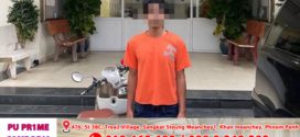 នាយកដ្ឋាននគរបាលព្រហ្មទណ្ឌ ឃាត់ខ្លួនជនសង្ស័យម្នាក់ ជាមុខសញ្ញាធ្វើសកម្មភាពលួចម៉ូតូយ៉ាងសកម្ម ក្នុងភូមិសាស្ត្ររាជធានីភ្នំពេញ