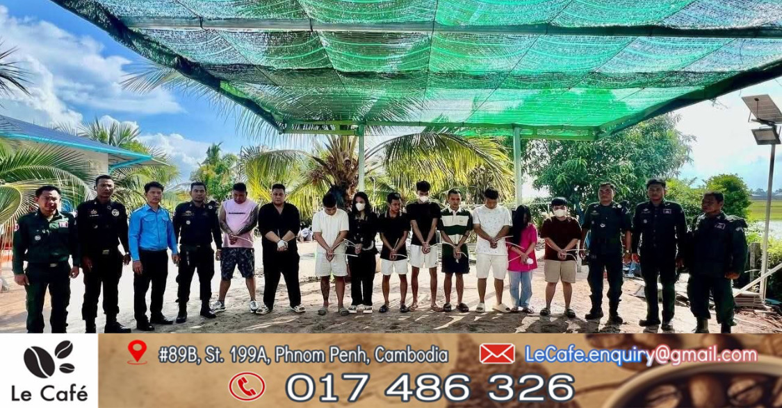 រដ្ឋបាលស្រុកកំពង់រោទិ៍ ចុះត្រួតពិនិត្យទីតាំងសង្ស័យមានជនបរទេសរស់នៅប្រមូលផ្ដុំ និងប្រព្រឹត្តបទល្មើសឆបោក Online Scams ចំនួន ២ទីតាំង ឃាត់ខ្លួនអ្នកប្រព្រឹត្តសរុបចំនួន ៣២នាក់