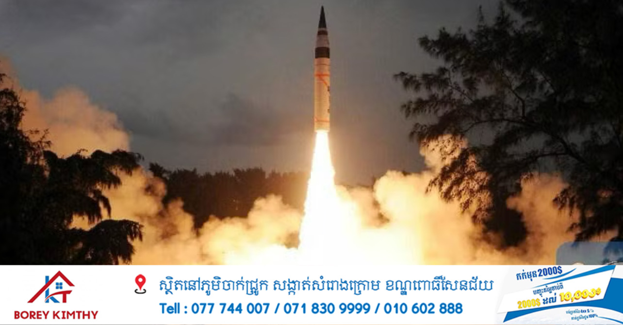ឥណ្ឌាសាកល្បងមីស៊ីលប្រឆាំងវិទ្យុសកម្ម RudraM-II ដោយជោគជ័យ