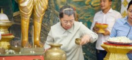 សម្តេចកិត្តិសង្គហបណ្ឌិត ម៉ែន សំអន៖ បួងសួងសុំបារមី ទេពឧកញ៉ា ឃ្លាំង មឿង និងជំទាវខាន់ខៀវ ប្រទានពរជ័យជូនជាតិមាតុភូមិ និងជោគជ័យ ក្នុងការដោះស្រាយបញ្ហាព្រំដែនដោយសន្តិវិធី     