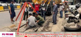 ប្រឡាយមេរំដោះទឹកជំនន់ប្រវែង១៦០០ម៉ែត្រស្ថិតនៅតំបន់សែនសុខ ត្រូវបានអាជ្ញាធរខណ្ឌរួតរះស្ដារឱ្យទាន់រដូវវស្សា