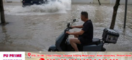 ព្យុះទីហ្វុងបាវីបានជន់លិចផ្លូវថ្នល់ បោកបក់រថយន្តជាច្រើនគ្រឿងនៅប្រទេសចិន