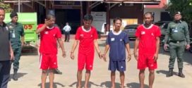 សមត្ថកិច្ចខណ្ឌដង្កោ ចាប់បញ្ចូនជនសង្ស័យ០៤នាក់ ទៅតុលាការដេីម្បីផ្តន្ទាទោស ករណីលួចម៉ូតូជាច្រេីនគ្រឿង