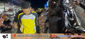 ដល់ថ្ងៃស៊យហេីយ..! ឆក់ទូរស័ព្ទបានសម្រេច​ តែជិះម៉ូតូទៅគេចខ្លួនទៅបុកម៉ូតូពលរដ្ឋបណ្ដាលឲ្យដួលក៏ជាប់ខ្នោះសមត្ថកិច្ច​