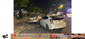 រថយន្ត Prius បើកលឿនជ្រុលបុក Camry បាឡែនដែលចតស្ងៀម បណ្ដាលឱ្យខូចខាតធ្ងន់ធ្ងរ