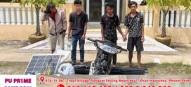 សមត្ថកិច្ចនគរបាលក្រុងបាវិត ធ្វើការស្រាវជ្រាវនិងឃាត់ខ្លួនជនសង្ស័យបានចំនួន ០៣នាក់ ករណីលួច (លួចសម្ភារៈ)