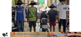 ជិតភ្ជុំហើយនាំគ្នាបង្ហោះម៉ូតូឥលូវត្រូវកម្លាំងអធិការដ្ឋាននគរបាលខណ្ឌសែនសុខ ឃាត់ខ្លួនបាន០៤នាក់ 